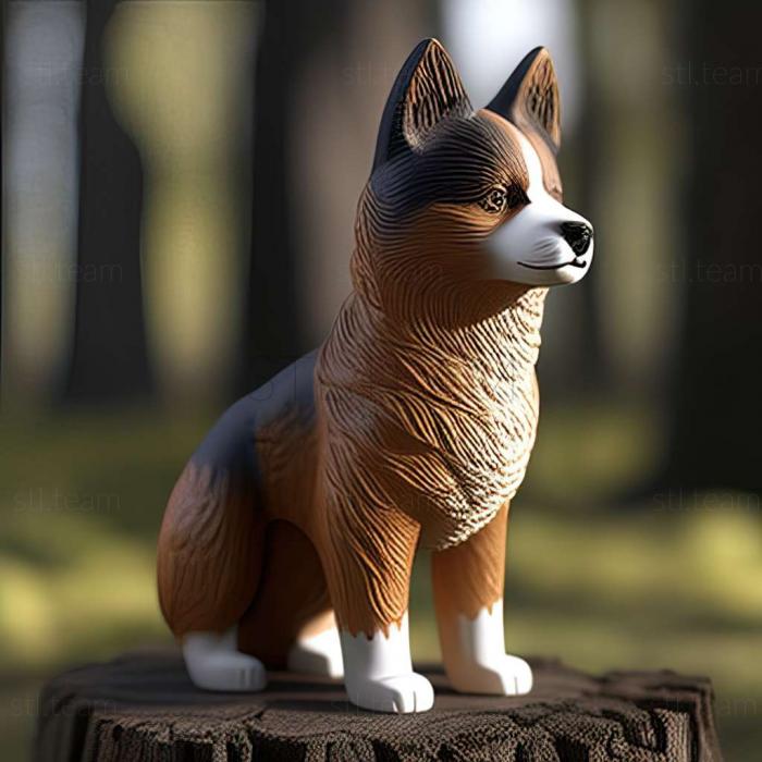 3D model Karelian bear dog (STL)